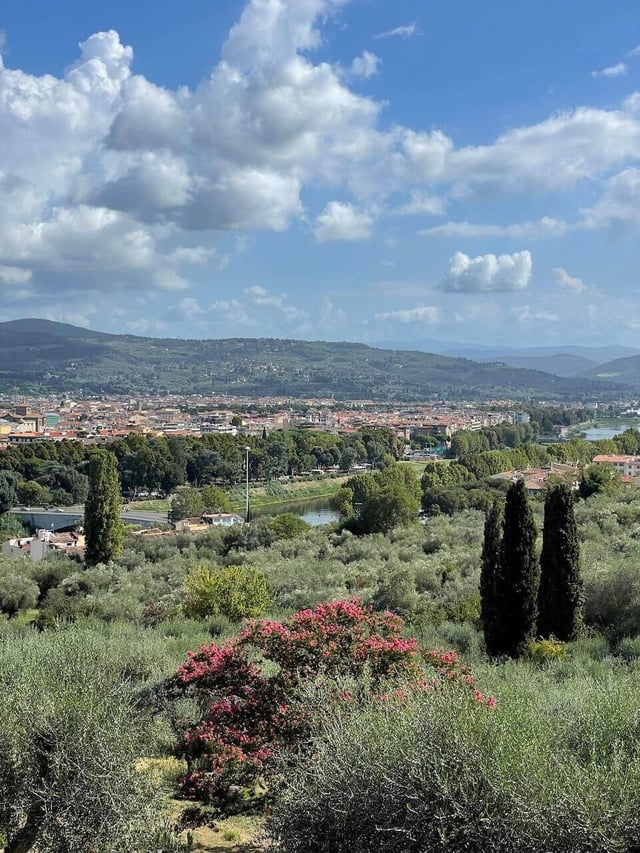 the rolling hills of Tuscany